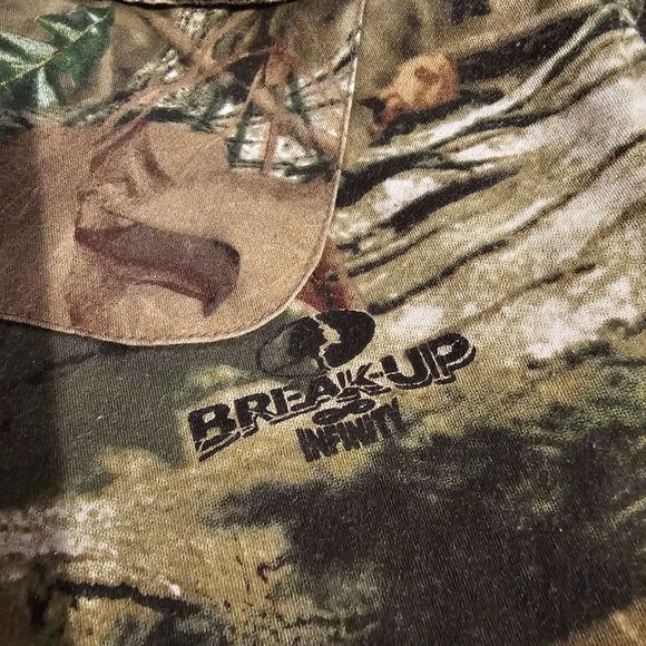Mossy Oak Break Up Infinity Long Sleeve Button-Up Camouflage Shirt 2XL - Picture 8 of 9